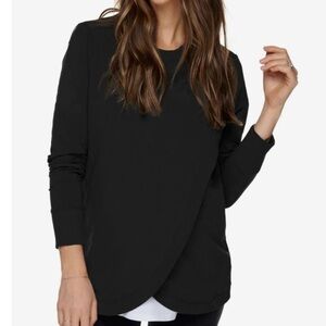Bae The Label Crossover Front Maternity and Nursing Sweater